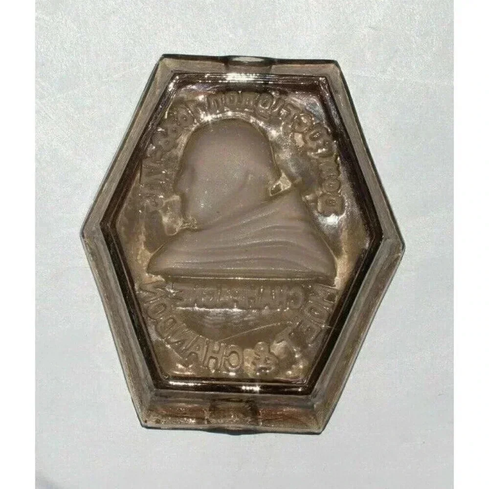 Vintage Antique Purple Champagne Dom Perignon Advertising Ashtray